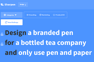 Sharpen 100-Day Design Challenge — Day 3
