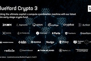 BlueYard Crypto 3: backing the ultimate capital x compute coordination machine with our latest $75m…