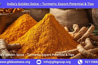 India’s Golden Spice — Turmeric: Export Potential and Tips | GFE Business