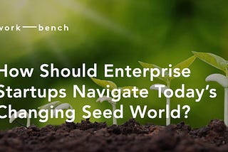 How Should Enterprise Startups Navigate Today’s Changing Seed World?