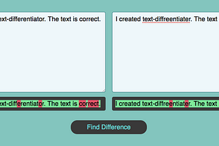 Create a “text-differentiator” using longest-common-subsequence.