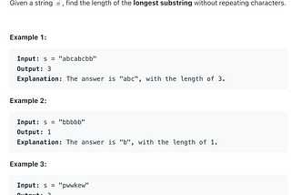 Longest Substring Without Repeating Characters: Leetcode — Blind 75 (Sliding Window)