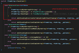 Solidity compiler medium-high risk vulnerability: Anhead overflow in ABIv2-Reencoding