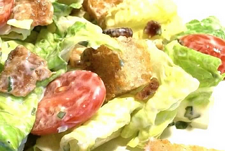B.L.T. Salad with Basil Mayo Dressing — Green Salad