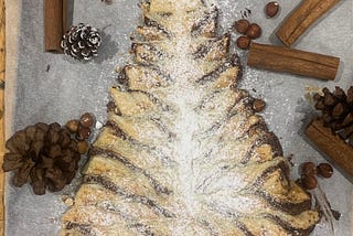 Chocolate Hazelnut Christmas Tree