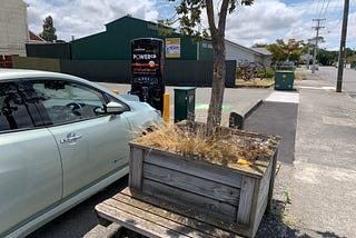 Driving to Whakapapa in a Nissan Leaf