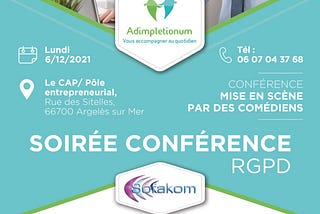 Soirée Conférence RGPD