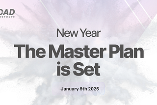 New Year — The Master Plan is Set
