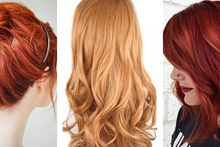 Types of hair dyes and coloring