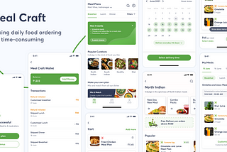 Meal Craft - An app that enables meal plan subscribers to buy and manage their meal plans…