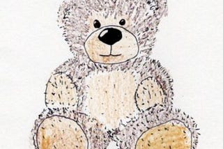 Drawing of a teddy bear