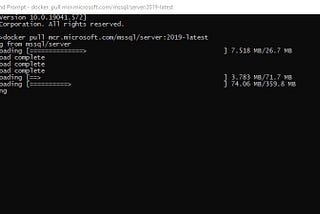 Local MS-SQL Server 2019 with Docker, Microsoft SQL Server Management Studio for Data Base Setup