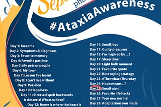Ataxia Awareness in September