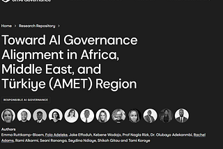 Navigating the Future of AI: Strategic Insights from the AMET Governance Report for Africa’s…