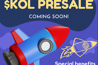 $KOL presale is coming with special benefits for Libero holders