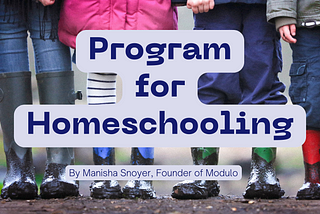 Program for homeschooling