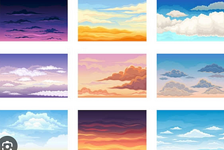 The Sky's Colour Pallette