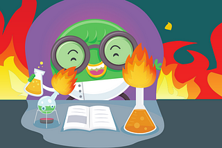 A mad scientist