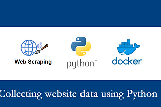Collecting website data using Python
