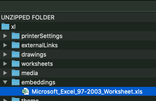 Embedded file in Excel — How to Open