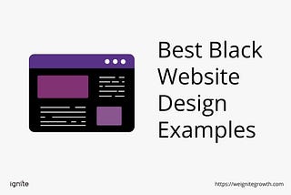 Inspiring Black Websites 2024: 13 Design Examples +Tips