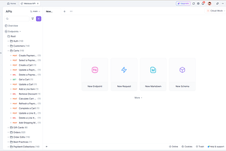 API design dashboard at Apidog