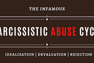 The Infamous Narcissistic Abuse Cycle: Idealization, Devaluation and Rejection