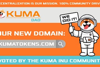 Our new Kuma Inu domain!