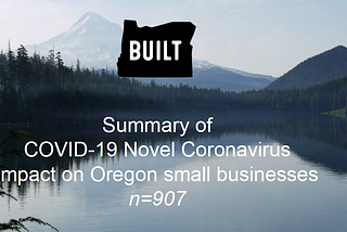 Surveying the potential impact of the COVID-19 situation on Oregon small businesses