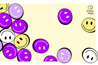 Illustration of several smiley faces in different colors showing diversity