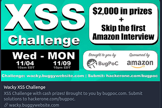 BugPOC Wacky XSS Challenge Solution