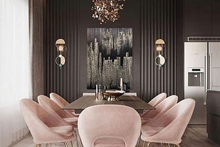 Decorating Ideas For a Gorgeous Small Hollywood Dining Room