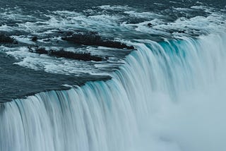 Photo of a waterfall