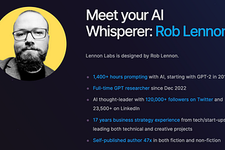 Navigating AI’s Creative Frontier: The Rob Lennon Approach