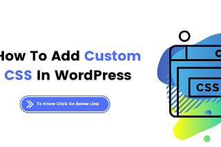 Custom CSS in Wordpress