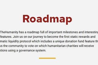 RoadMap Update