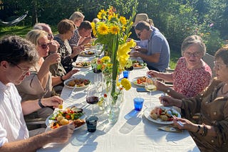 Dinner under the sky