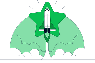 A rocket launch.