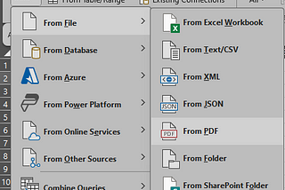 Convert a PDF table to Google Sheet or Excel format