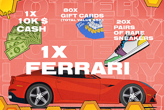 Get a Bear, win a Ferrari — Fancy lottery is here!