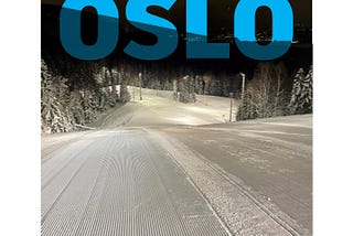 Oslo. Ski in, ski out — into the office.