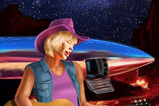 Her Spaceship Calls Out to Her