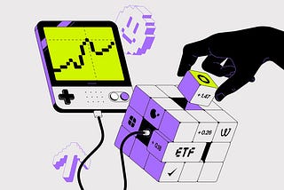 Premium digital illustration for design systems and technology businesses.