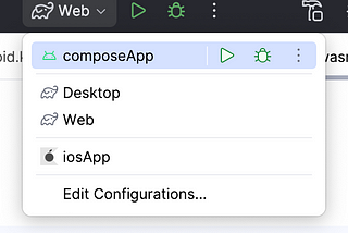 Run Compose multiplatform project