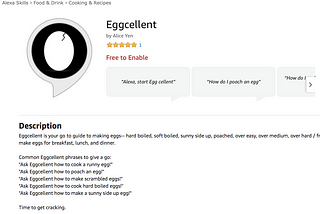 Eggcellent: A Guide to Egg-Making Using Amazon Alexa