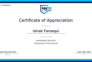 How I Found a Vulnerability in Paytm and Received a Bounty