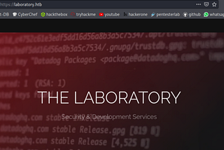 hackthebox laboratory write up