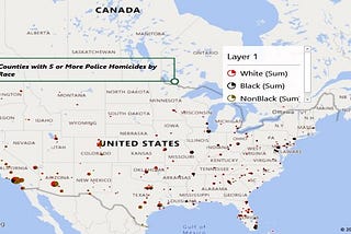 Place not Race: Understanding Police Homicides in the USA