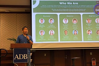ADBのINSPIRE Health Forumに出展・エレベーターピッチのDay2カテゴリーで3位入賞