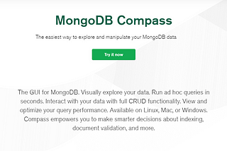 DBMS Document Stores Dengan MongoDB Compass